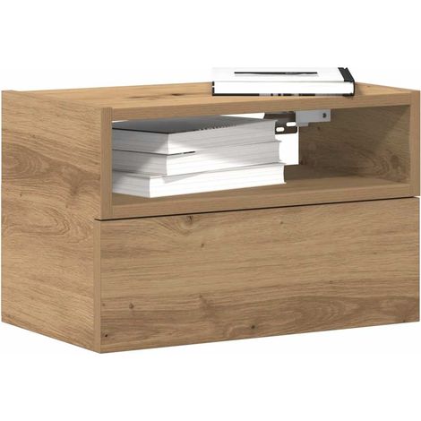 Wand-Nachttisch Artisan-Eiche 45x26x28,5 cm