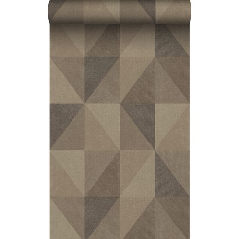 papier peint graphique 3D marron  - Origin Wallcoverings (1/5)