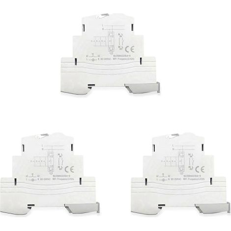 Interrupteur intelligent ATMS 1602Z 16A, montage sur rail DIN, commande à distance, minuterie 1P, interrupteur sans fil intelligent 220V (1/3)