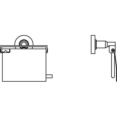 Ideal Standard Papierrollenhalter IOM A9127AA mit Deckel, verchromt