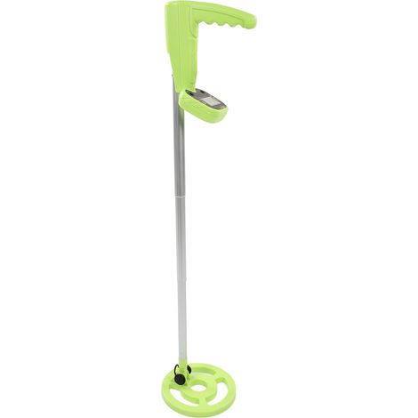 Handmetalldetektor, wasserdicht, leicht, längenverstellbar, faltbar, Kindermetalldetektor, grün (1/5)