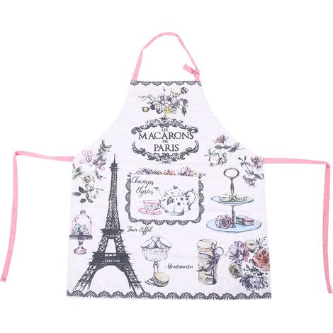 Tablier de cuisine homme femme sans manches imprimé cartoon pour cuisson pâtisserie Type 1 (1/5)