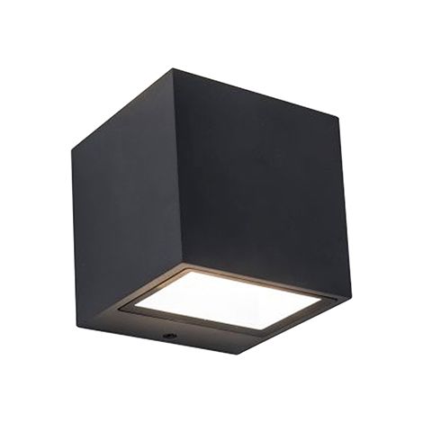 Lámpara de pared exterior Gemini Matte Black 9W 3000K IP54 Lutec 5189125012 (1/2)