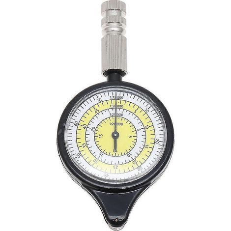 Mini-mesureur de cartes d'extérieur, outil de mesure de distance, roue de mesure en métal pour l'exploration et la chasse (1/2)