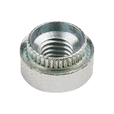 Ecrou à riveter Cylindrique M6 Epaisseur tole 10 Inox A2-250 pièces