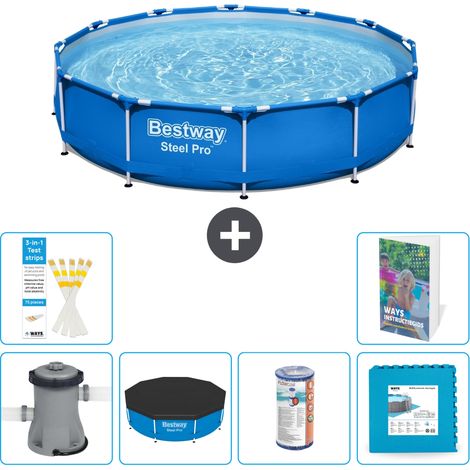 Bestway Steel Pro Rund - 305x76 cm - 7-teilig S254