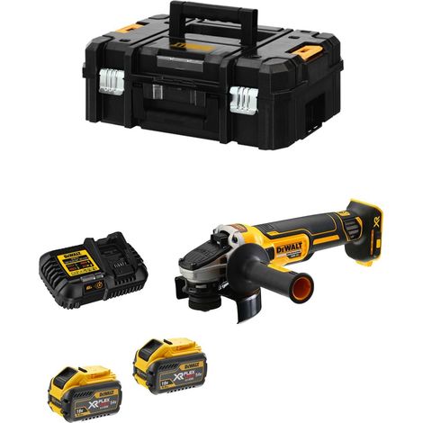 Amoladora DeWALT DCG418X2 FlexVolt (2 x 54V/18V 9,0 Ah + DCB116 + TSTAK II) (1/5)