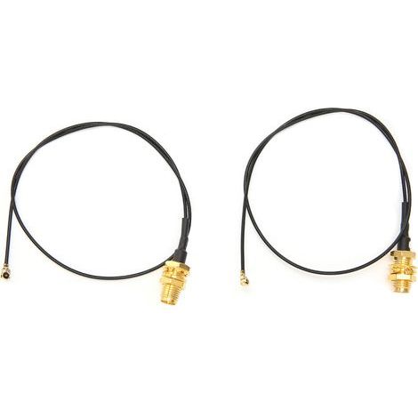 Cble IPEX 2 pièces vers SMA femelle avec fil RF d'antenne WIFI à broche pour système GSM GPS LAN (1/5)