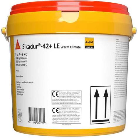Sikadur-42+ LE Warm Climate (ABC) Cubo 5 Kg SIKA