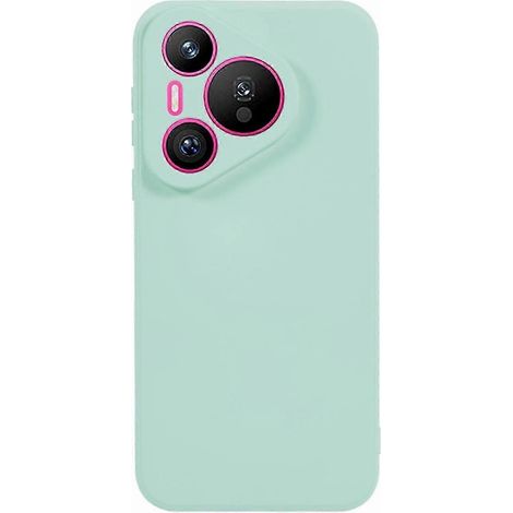 Coque compatible Huawei Pura 70 Pro/70 Pro+ avec doublure en fibre, TPU souple, couleur unie - Cadeau compatible avec G (1/5)