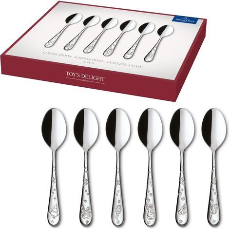 Cuillère à Café, Garanti Lave-Vaisselle, Ensemble de Couvert, Set de Couverts de Table, Acier Inoxydable (1/5)
