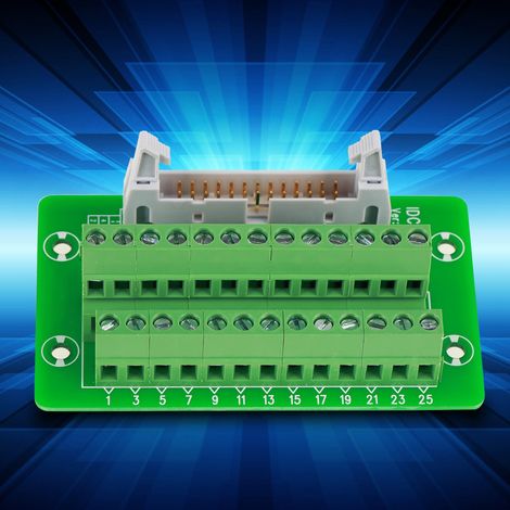 IDC26P DIN-Schienenmontage 26-poliges 5-mm-Montageschnittstellenmodul-Anschlussplatine (1/5)