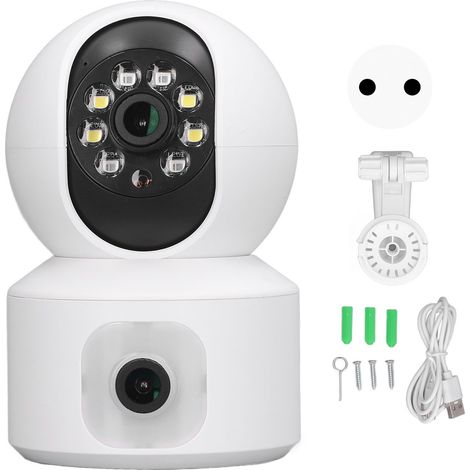 Intelligente 1080p HD WLAN-Überwachungskamera für den Innenbereich mit Nachtsicht, Bewegungserkennung, 100–240 V EU-Stecker, kabellos, Fernglas (1/5)