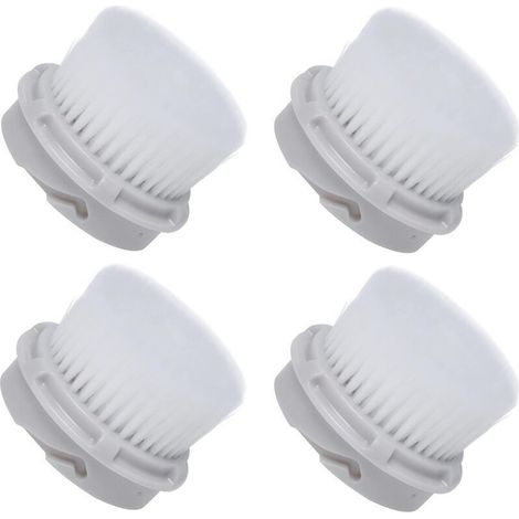 Ersatz-Kaschmirbürstenköpfe kompatibel mit Clarisonic Mia, Mia 2, Mia 3 (Aria), Pro, Plus, SMART Profile, Alpha Fit, Plus, Sonic Radiance (4 Stück) (1/5)