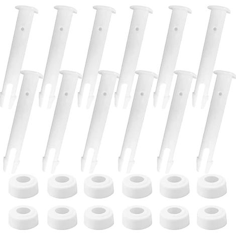 Lot de 12 goupilles de rechange pour piscine, joints d'étanchéité en plastique, goupilles pour cadre de piscine, goupilles d'étanchéité (12 pièces) (1/3)