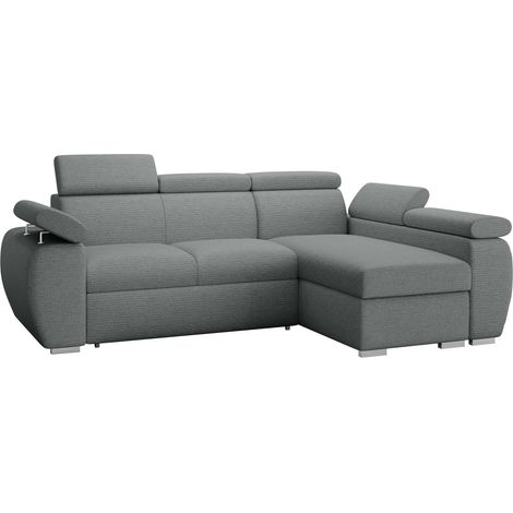 Canapé d'angle Columbus 132, Aragon 93, Disponible, 255x170x85cm, 0