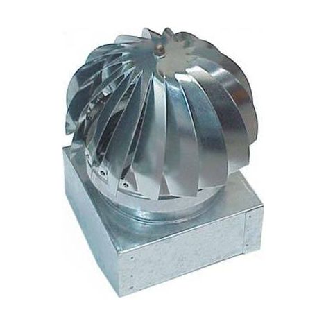 VENTILATEUR PIVOTANT À BASE CARRÉE GALVANISÉE