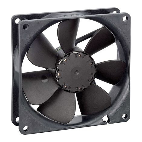 Ventilador ebm-papst 3412 ngmv 70 m³/h 92 mm