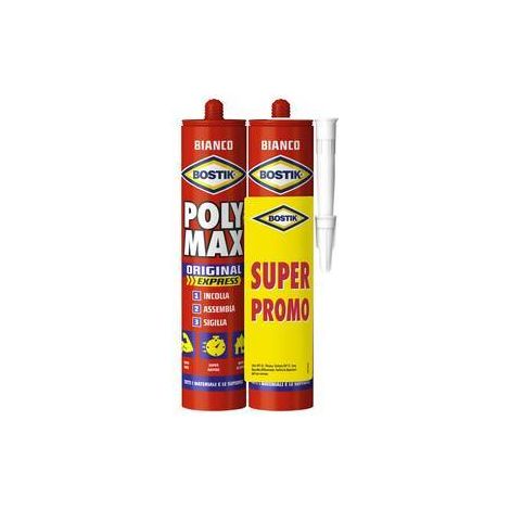 2 x BOSTIK POLYMAX ORIGINAL 425 G BIANCO CART BIPACK