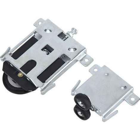 Roulette de porte de placard, assemblage, poulie à roue convexe, porte de placard, porte coulissante, pièces de rechange, accessoires (1/4)