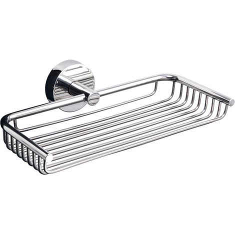 Portaoggetti doccia a griglia in acciaio inox 23cm  MIRA-C kamalu