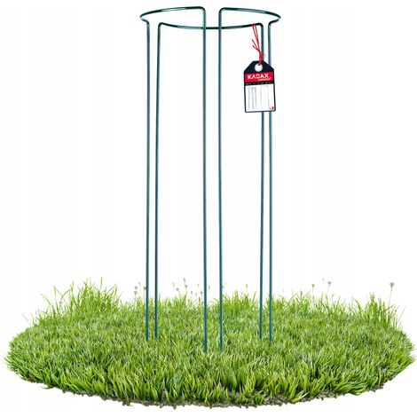 KADAX Pflanzenhalter, 3 Stück, Pflanzenstütze aus Stahl, Rankhilfe, 45 cm
