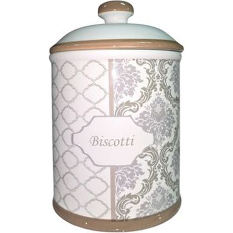 Barattolo Contenitore Biscottiera in Ceramica Arabesque (1/3)