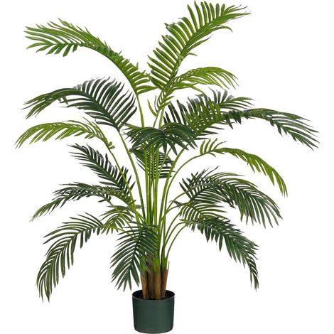 Plante artificielle palmier Areca vert résistant aux UV et à l'eau H 134 x D 50 cm - PANGIVO (1/5)