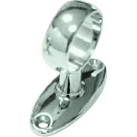 1PZ REGGITUBO FISSO CROMATO PER ARMADI APERTO Ï MM.25 DISTANZA MM.40