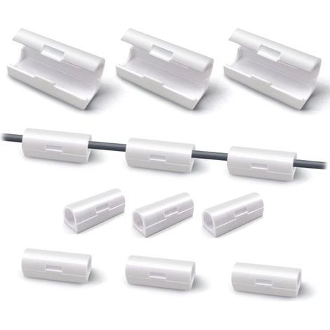Selbstklebende Kabelbinder – 40er-Packung – Weiß – Kabelbinder (1/5)