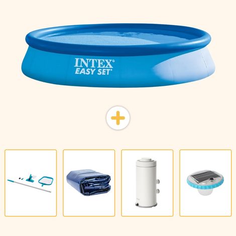 Intex Piscine Easy Set Ronde - 396x84 cm - 5-pièces S131 (1/5)