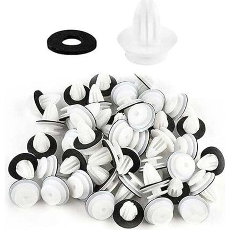 100 pièces clips de voiture, clips de retenue, clips de montage de voiture, rivets de clip de montage de véhicule universels, attaches de serrage de porte, adaptés aux panneaux de porte d