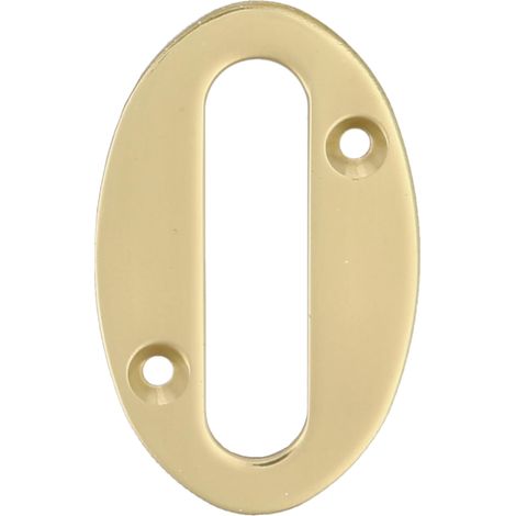 NUMÉRO LAITON DISPLAY N.0 - 10 CM (1/4)