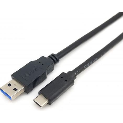 cavo usb-a maschio usb-c maschio usb 3,2 2m trasferimento 5g 3a colore nero (1/4)