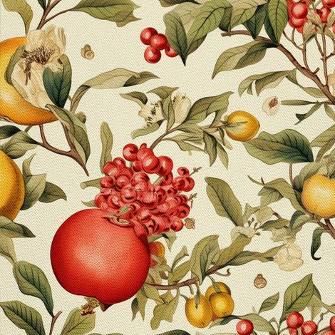 Tela decorativa para exteriores Oxford - Motivo frutal  DX6945 (1/5)