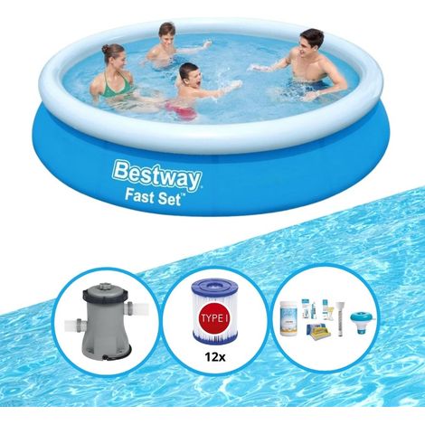Bestway Bestway Fast Set Ronde - 366x76 cm - 4-pièces  S22662 (1/5)