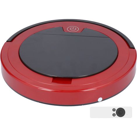 Intelligenter, per Fernbedienung steuerbarer, wiederaufladbarer USB-Saugroboter (DC5V, Rot) (1/5)