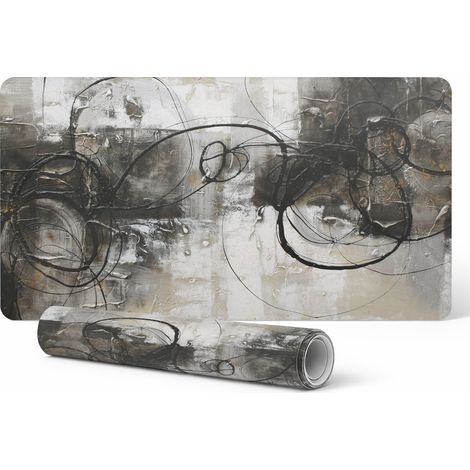 Protector de portátil de diseño con líneas abstractas, 90x45 cm. (1/5)