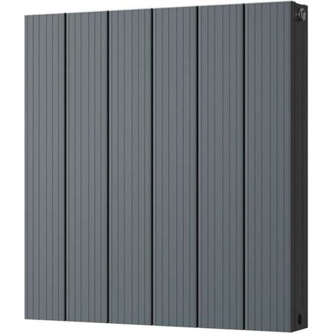 Thetford - Anthracite Horizontal Radiator Double Panel H600mm x W560mm Grooved