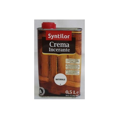 SYNTILOR - CREMA INCERANTE ALLA CERA D'API 0,5 L NATURALE