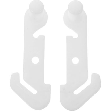 Umbrales/cerraduras de plástico resistente para puertas de frigorífico (juego de 2 piezas: tope derecho, tope izquierdo) – Repuestos para congeladores y puertas de autocaravanas. (1/5)
