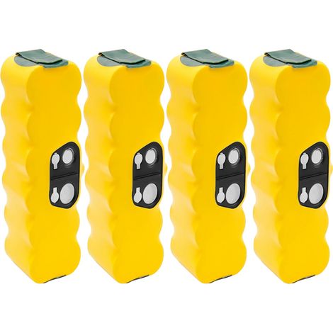 Batteria da 6000 mAh, compatibile con la serie iRobot Roomba 500, 4 batterie, 14,4 V (1/2)