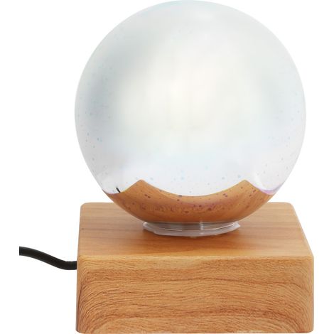 Nachtlicht aus Glas, dekorative USB-Nachttischlampe, farbenfrohes Nachtlicht, mehrfarbiges Weihnachtsgeschenk (1/5)
