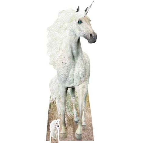 Figurine en carton Licorne 185 cm (1/4)
