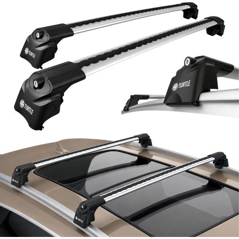 Barres de toit basses Turtle pour Peugeot 5008 (T87) 2017-2024 (1/5)
