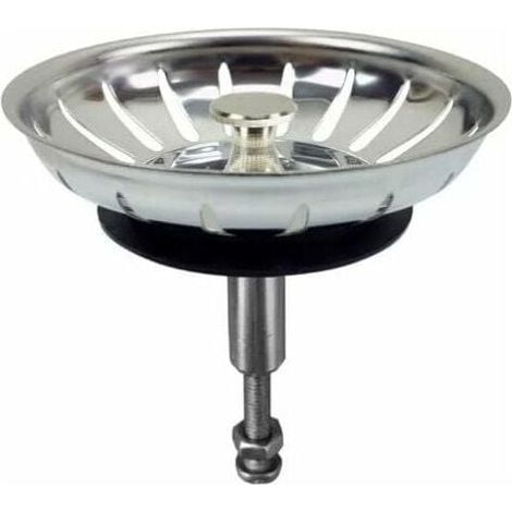 Steel kitchen sink drain, height adjustable MUMU (1/3)