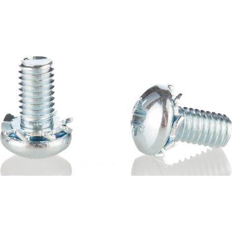 Vis indesserable à tête Cylindrique, M3 x 6mm, en Acier ( Prix pour Sachet de 100 )