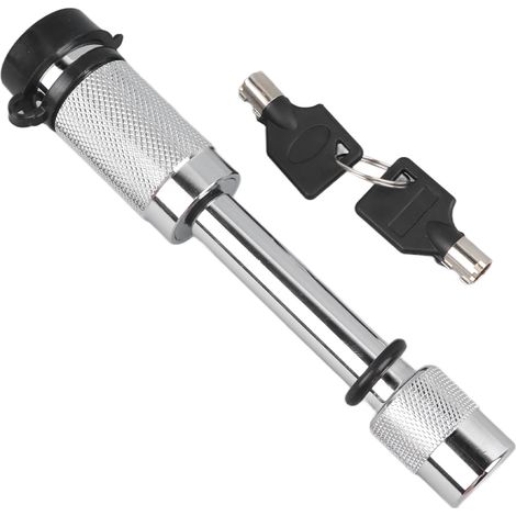 Antivol Remorque Verrou Attelage Blanc Camion Pickup Trailer Hitch Verrouillage Clé Sécurité (1/5)