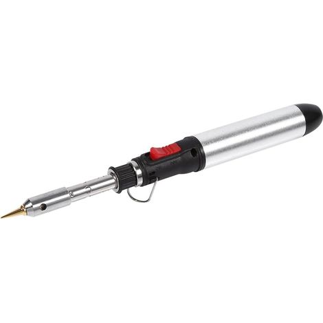 4-in-1-Akku-Butan-Gas-Lötkolben-Set, einstellbare Temperatur, Schweißbrenner-Werkzeug (1/5)