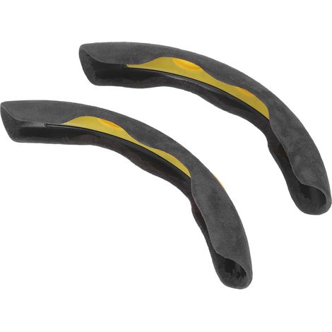 Volant Cuir Suède Protection Anti-dérapant pour Ford Fiesta Mondeo Noir (1/5)